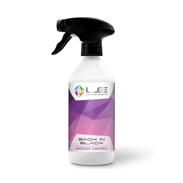 Kunststoff und Reifengel Back in Black 0.5L